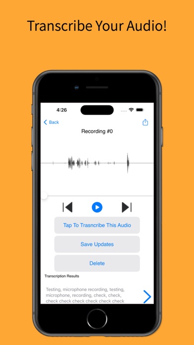 Tangkapan skrin Audio Recorder: Just Record It