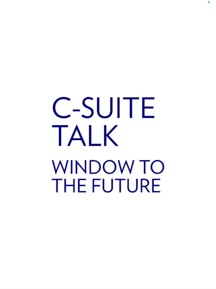 Capturas de tela do C-Suite Talk iPad 