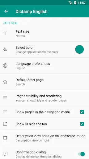 English dictionary - offline Screenshots