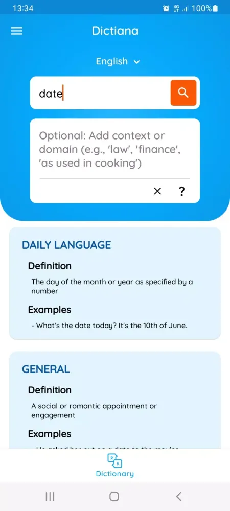 Contextual Dictionary স্ক্রিনশট