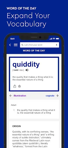 Captures d'écran de Dictionary.com: English Words