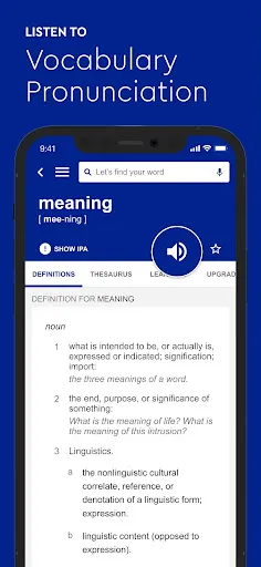 Captures d'écran de Dictionary.com: English Words