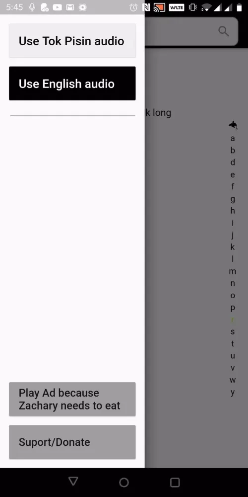 Tok Pisin Audio Dictionary应用截图
