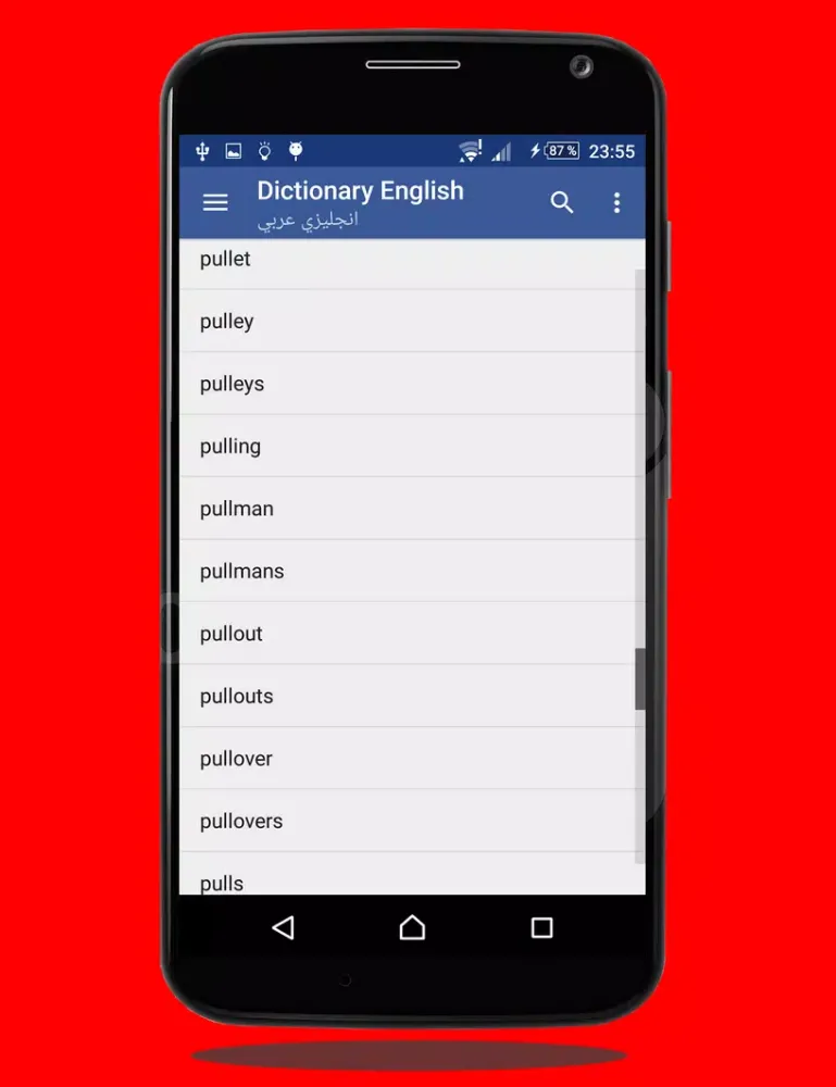 Скриншоты English Arabe Dictionary