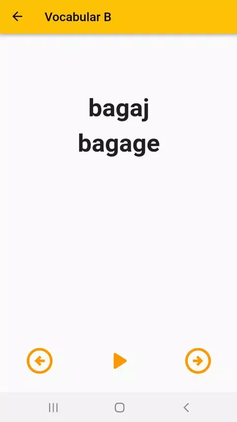 Ảnh chụp màn hình của Dictionar Roman Francez