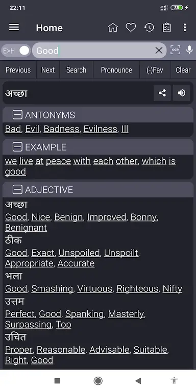 English Hindi Dictionary-screenshot-1