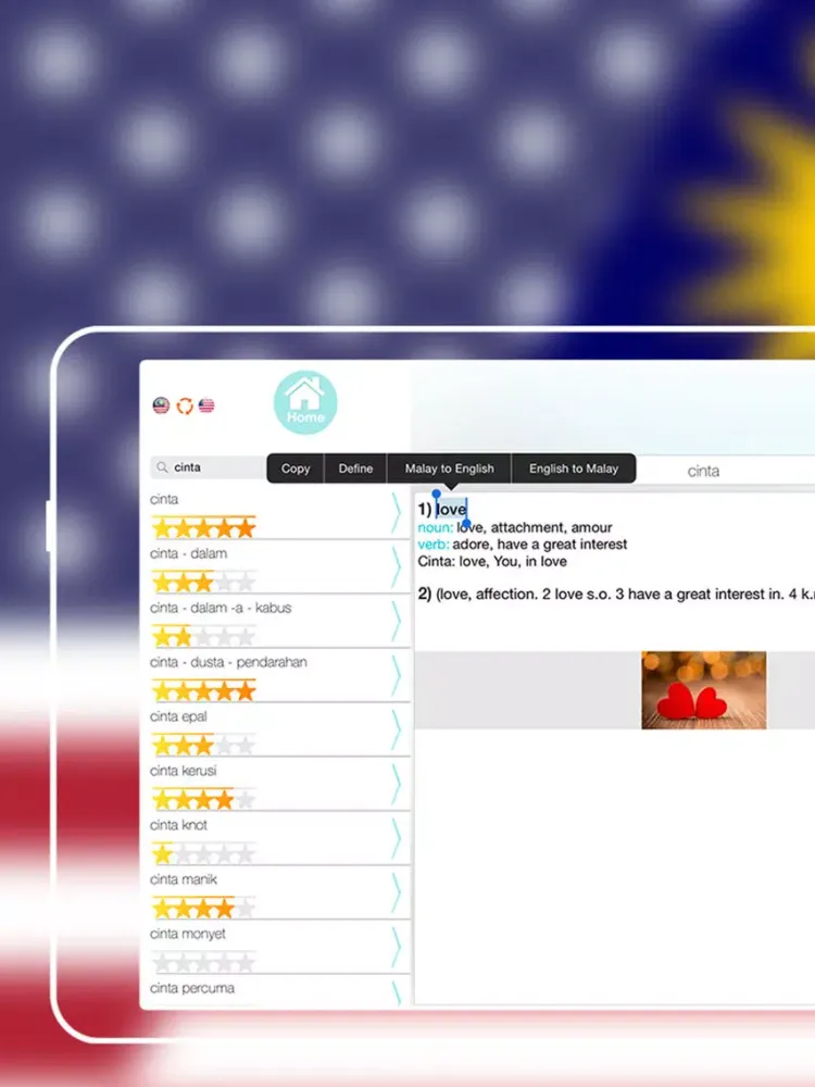 Tangkapan layar Offline Malay to English Language Dictionary, Translator - Melayu ke Bahasa Inggeris Bahasa iPad 