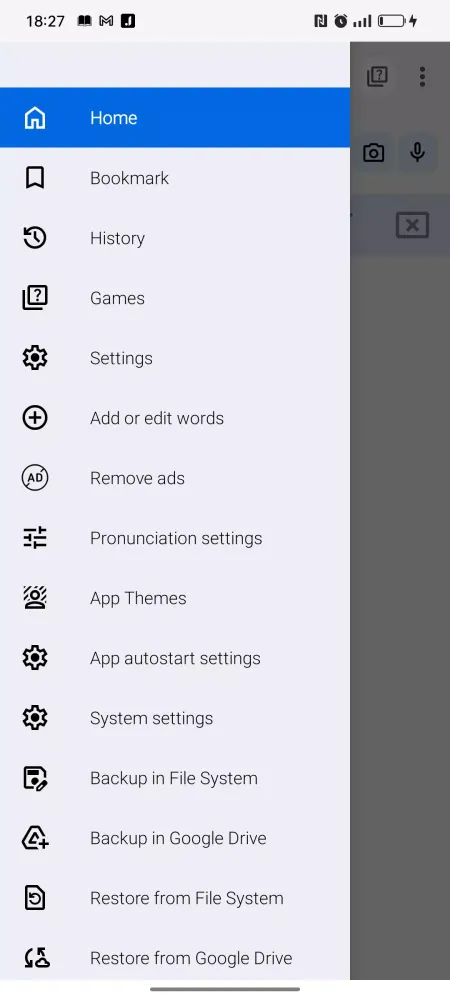Screenshot di English Marathi Dictionary