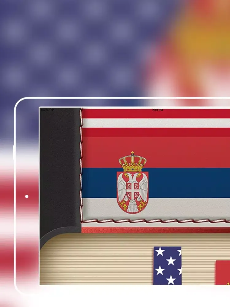Ảnh chụp màn hình của Offline Serbian to English Language Dictionary iPad 