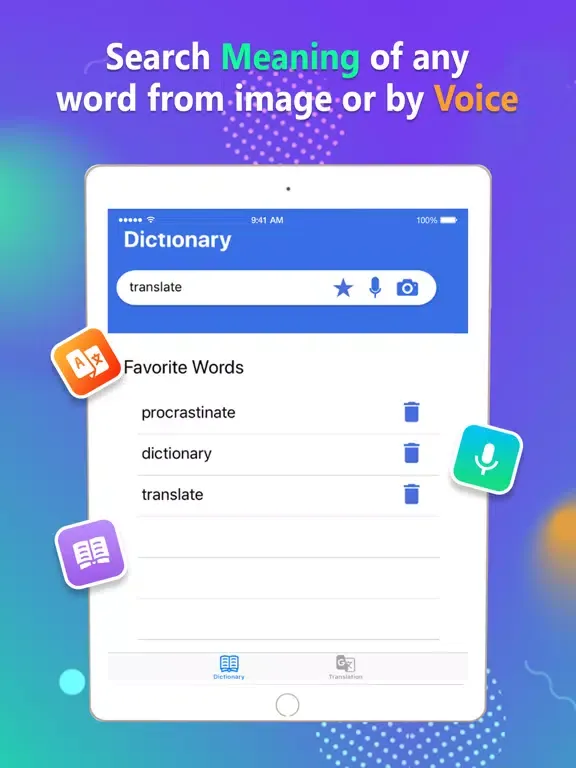 Dictionary, Voice Translator iPad سکرین شاٹس