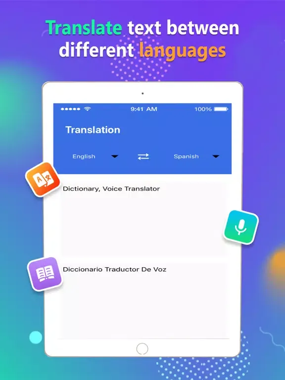 Dictionary, Voice Translator iPad سکرین شاٹس