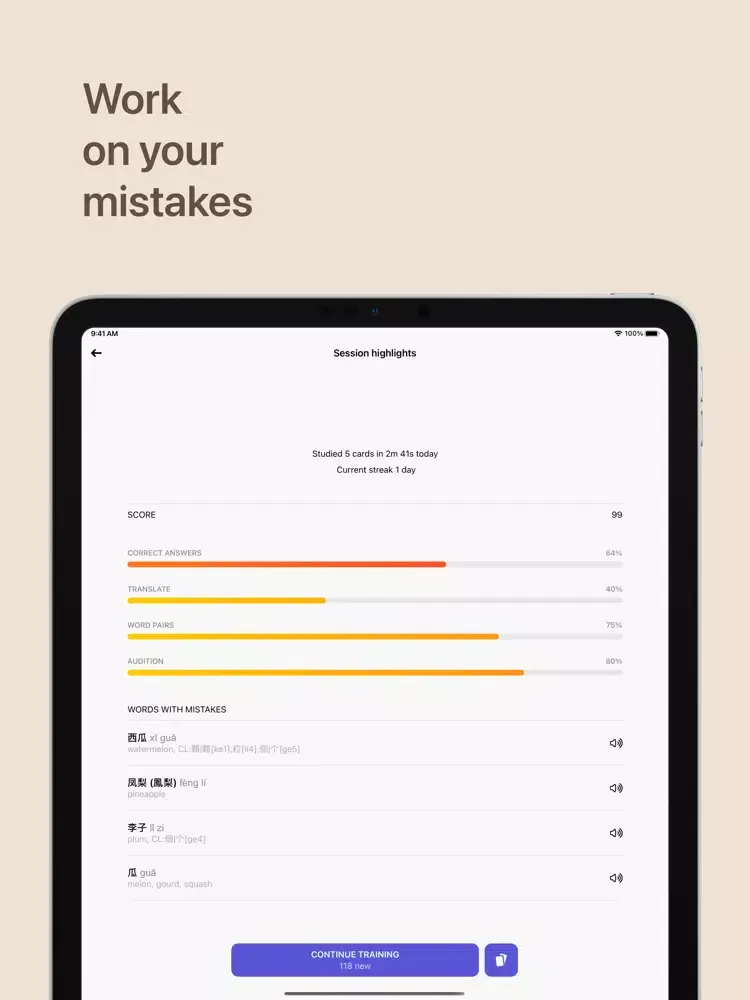 Скриншоты Zhen - Learn English & Chinese iPad 