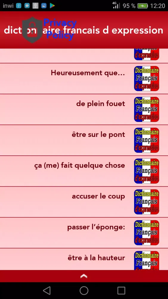 صور Dictionnaire Français d'expres