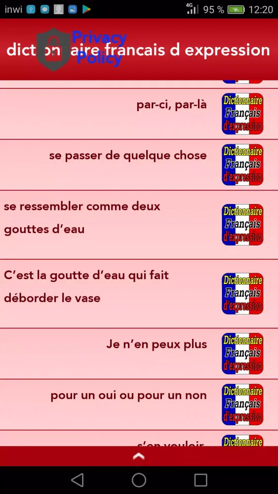 صور Dictionnaire Français d'expres