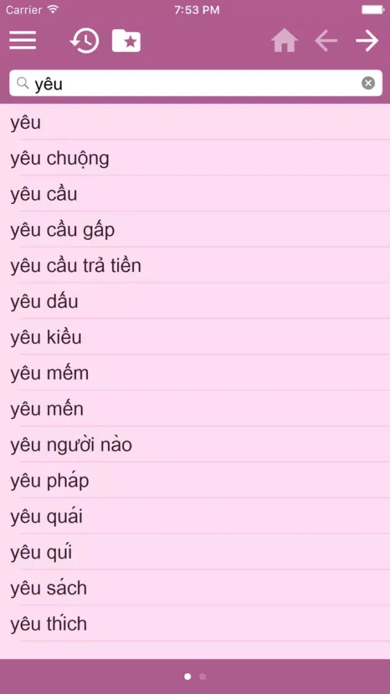 Capturas de pantalla de Vietnamese-English dictionary