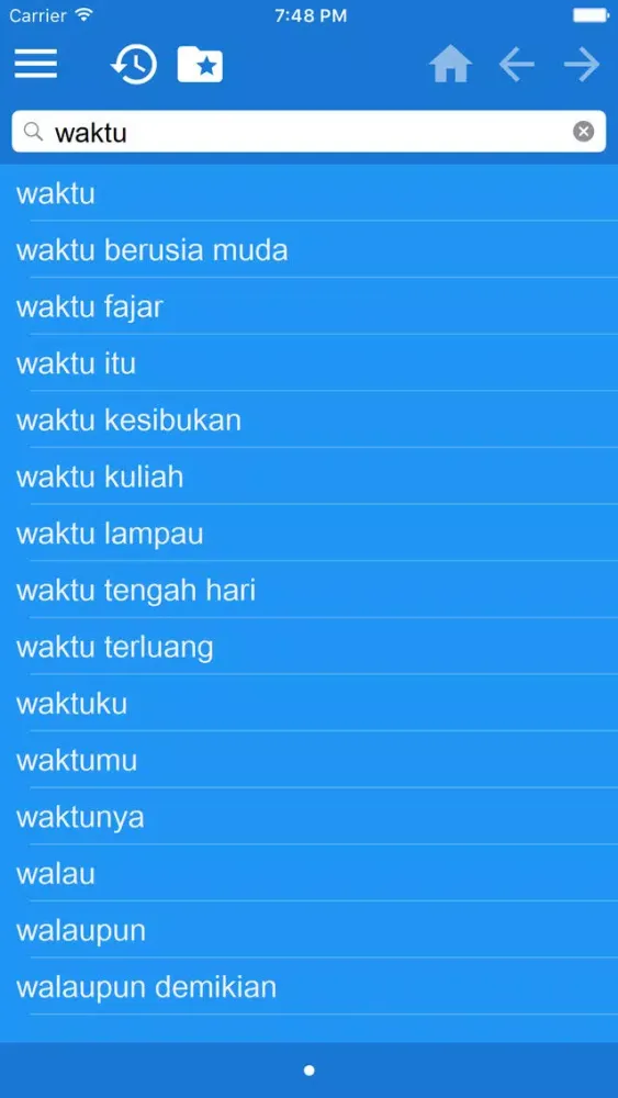 Indonesian Turkish dictionary Ekran Görüntüleri