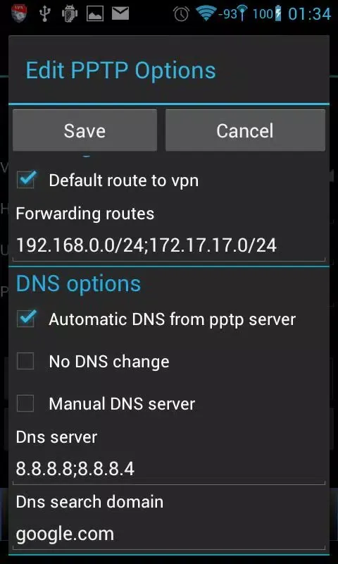 Capturas de tela do VpnRoot