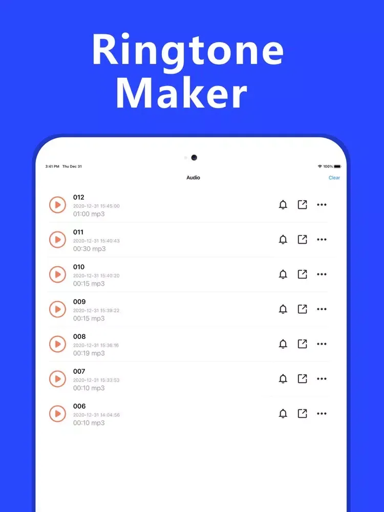 MP3 Converter－Video to mp3 iPad 應用截圖