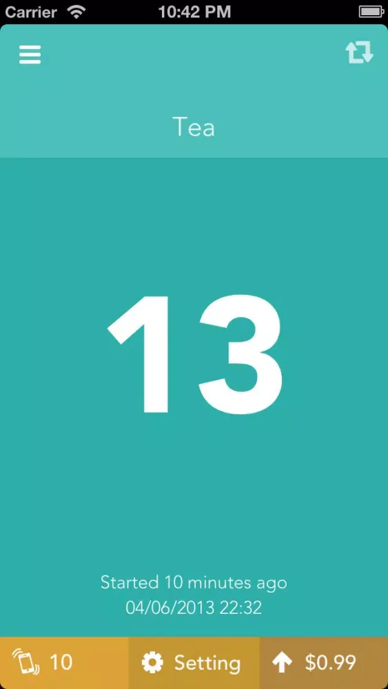 Screenshot di Swiping Counter