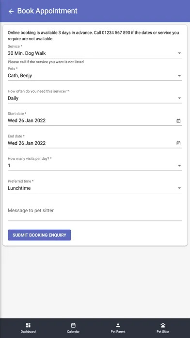 Pet Owner Dashboard應用截圖