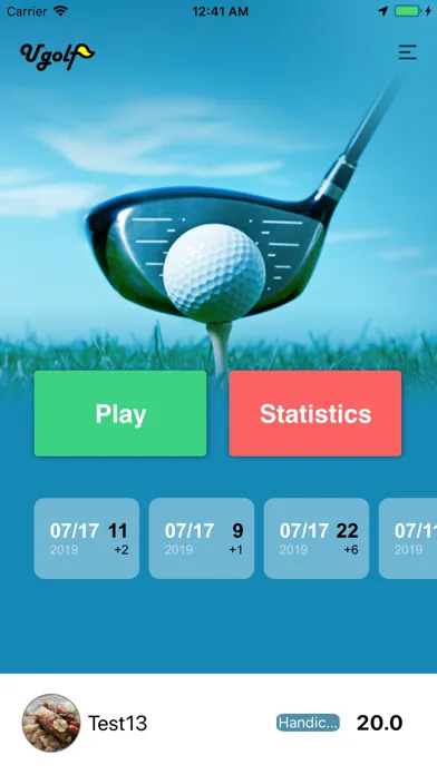 UGolf gps rangefinder 스크린샷