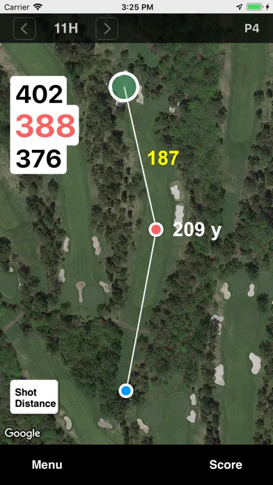 UGolf gps rangefinder 스크린샷