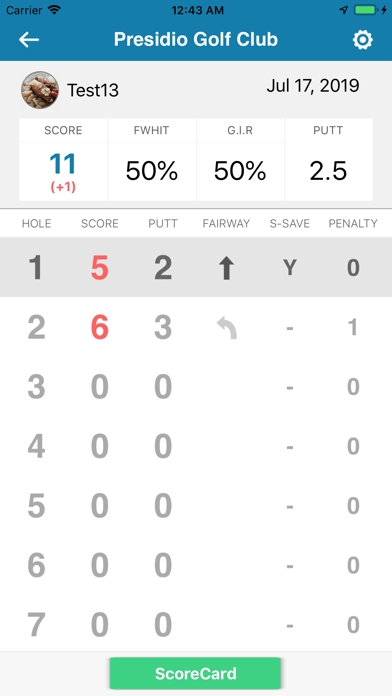 UGolf gps rangefinder应用截图