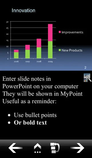 Ảnh chụp màn hình của MyPoint PowerPoint Remote