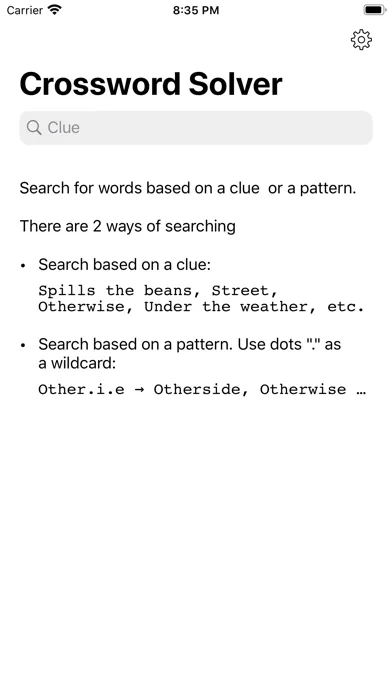 Crossword Clue Solver Screenshots
