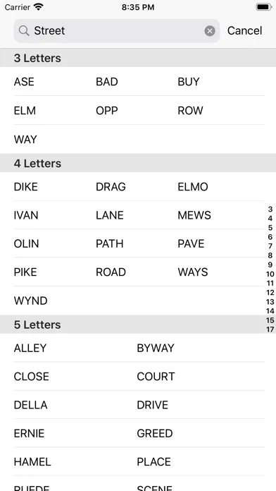 Crossword Clue Solver Screenshots