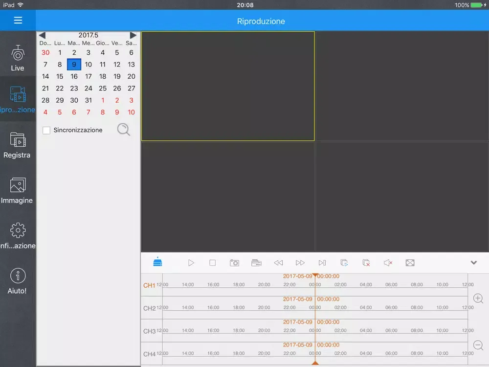 Zrzuty ekranu Dieffe Video iPad 