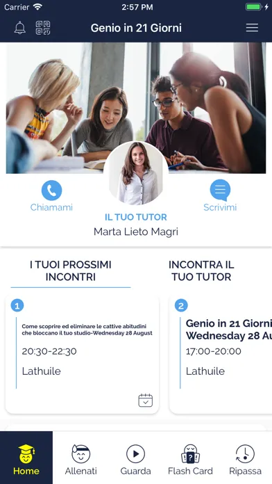 Ảnh chụp màn hình của Genio in 21 Giorni