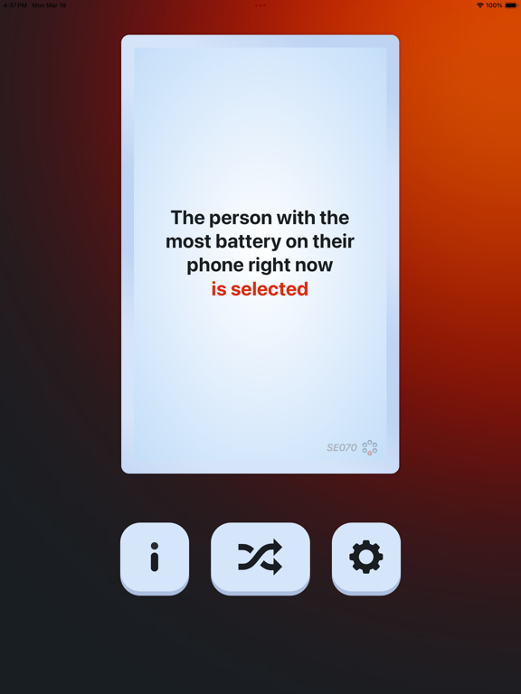 Zrzuty ekranu Selector iPad 