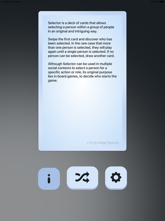Zrzuty ekranu Selector iPad 