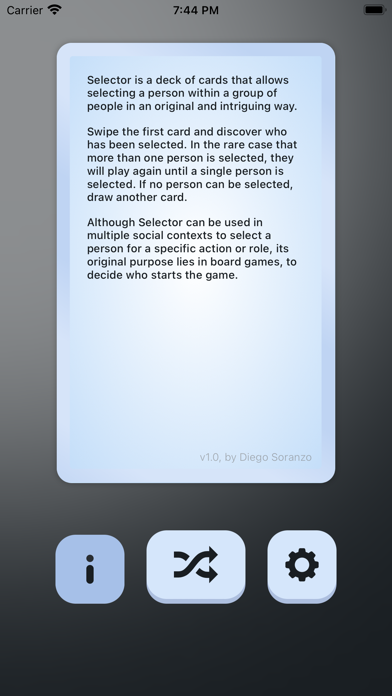 Zrzuty ekranu Selector