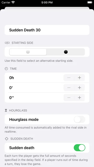 Timely: Advanced Chess Clock 스크린샷