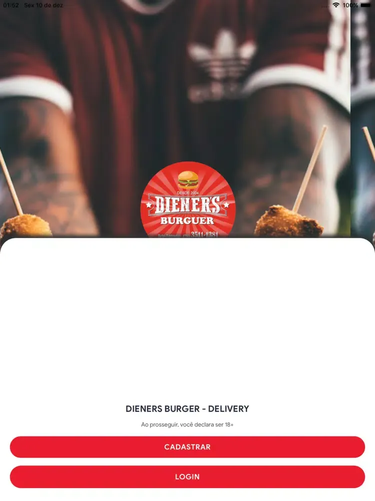 Dieners Burger iPad 应用截图
