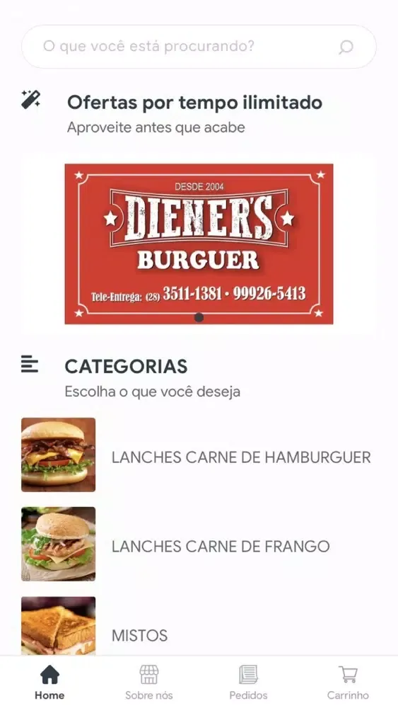 Dieners Burger应用截图