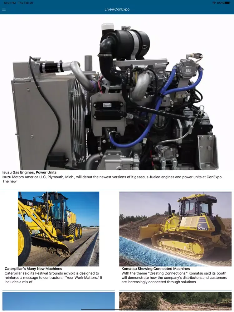 صور Diesel Progress ConExpo news iPad 