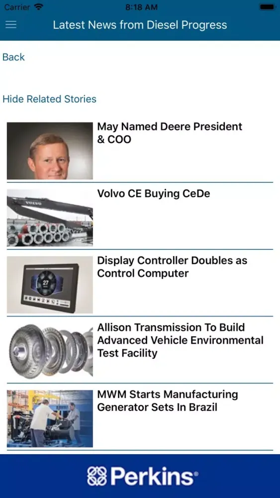Скриншоты Diesel Progress News