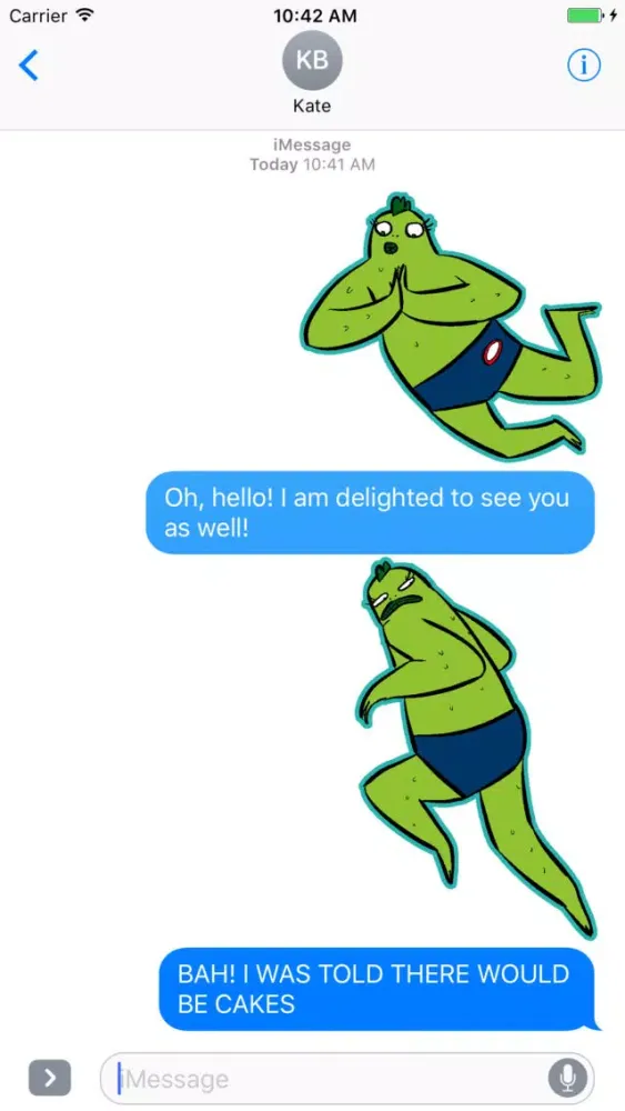 Desmond Fishman Stickers سکرین شاٹس
