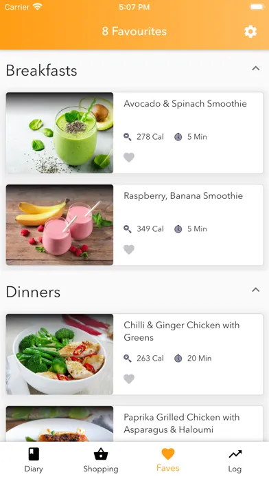 ภาพหน้าจอของ My Meal Plans