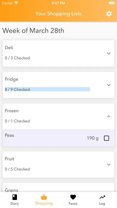 ภาพหน้าจอของ My Meal Plans