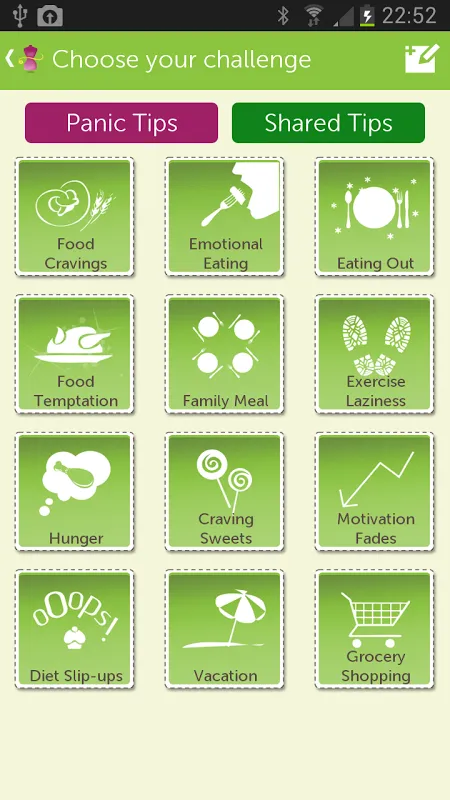 Tangkapan skrin My Diet Coach