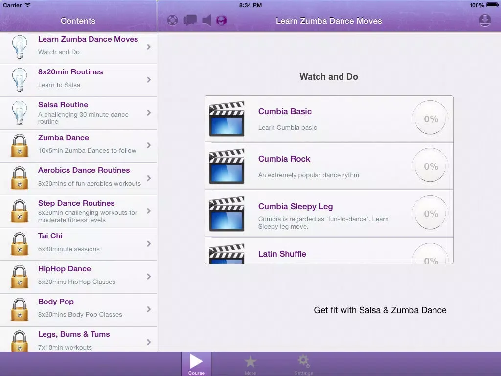 Screenshot di Learn Salsa Workout FREE - dance your way to fitness iPad 