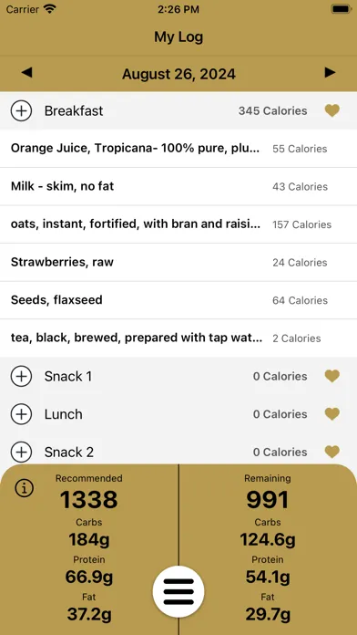 Zrzuty ekranu Body Comp-Plus
