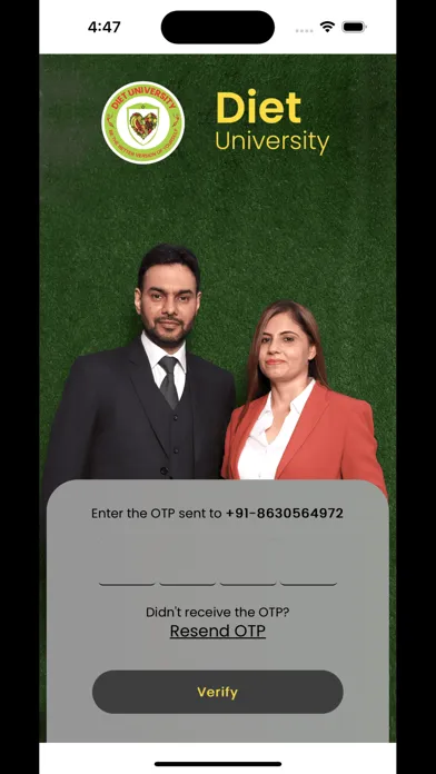 Capturas de tela do Diet University
