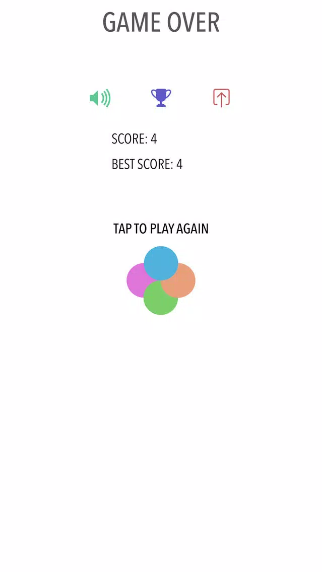 ภาพหน้าจอของ Four Dots Tap
