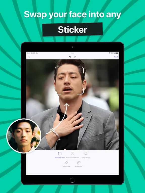صور Stico - Ai Face Swap Sticker iPad 