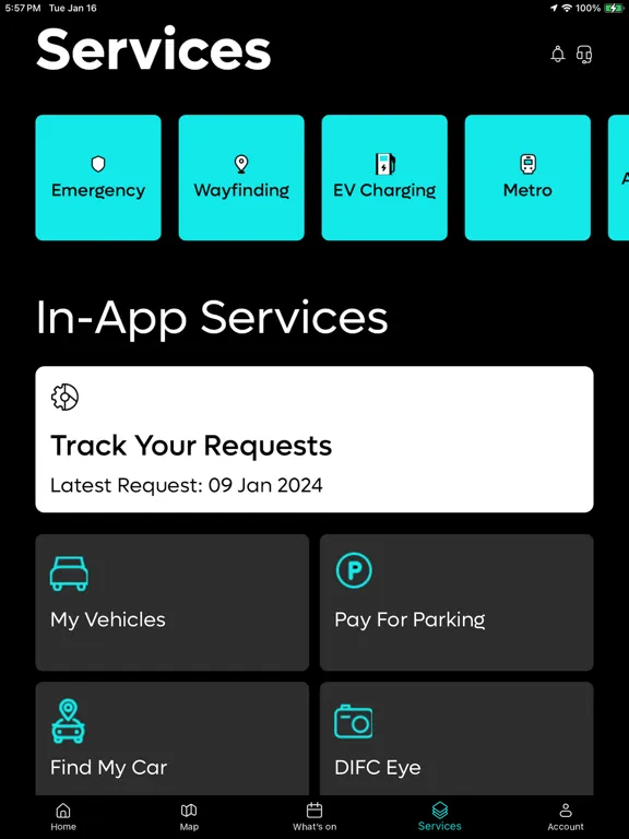 DIFC+ iPad  Screenshots